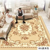 European Style Carpets for Living Room Decoration Large Area Rugs for Bedroom Bedside Carpet Machine Washable Room Floor Mat 1