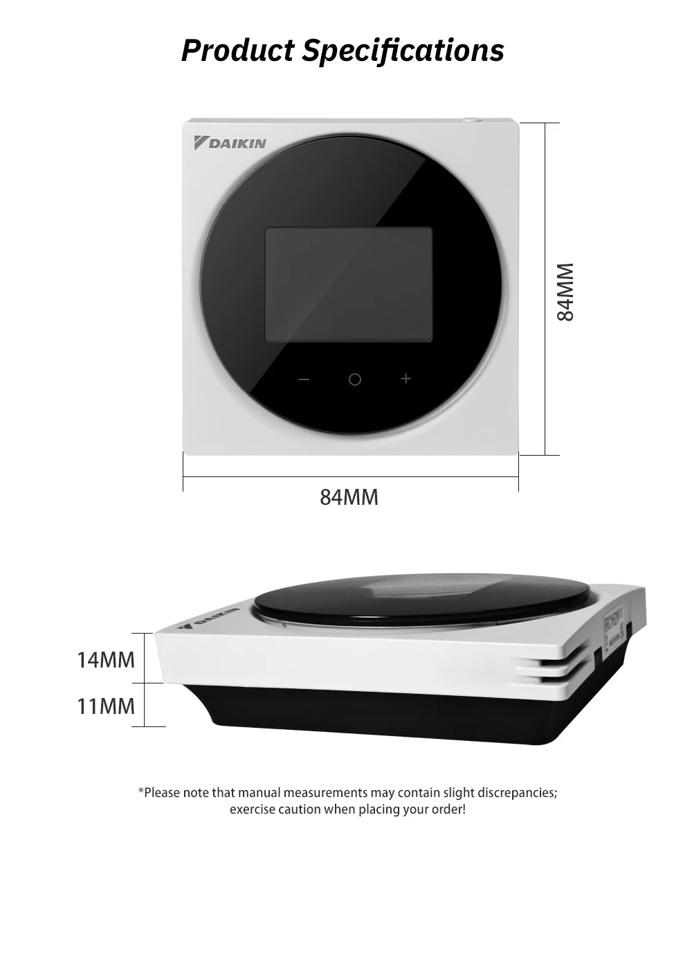 Wired Remote Control Panel Central Air Controller for Daikin Residential VRV Mul