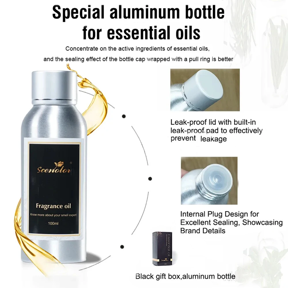Essential Oil 100ML France Perfume Oil Men Women Fragrance Oasis Aromatherapy Diffuser
