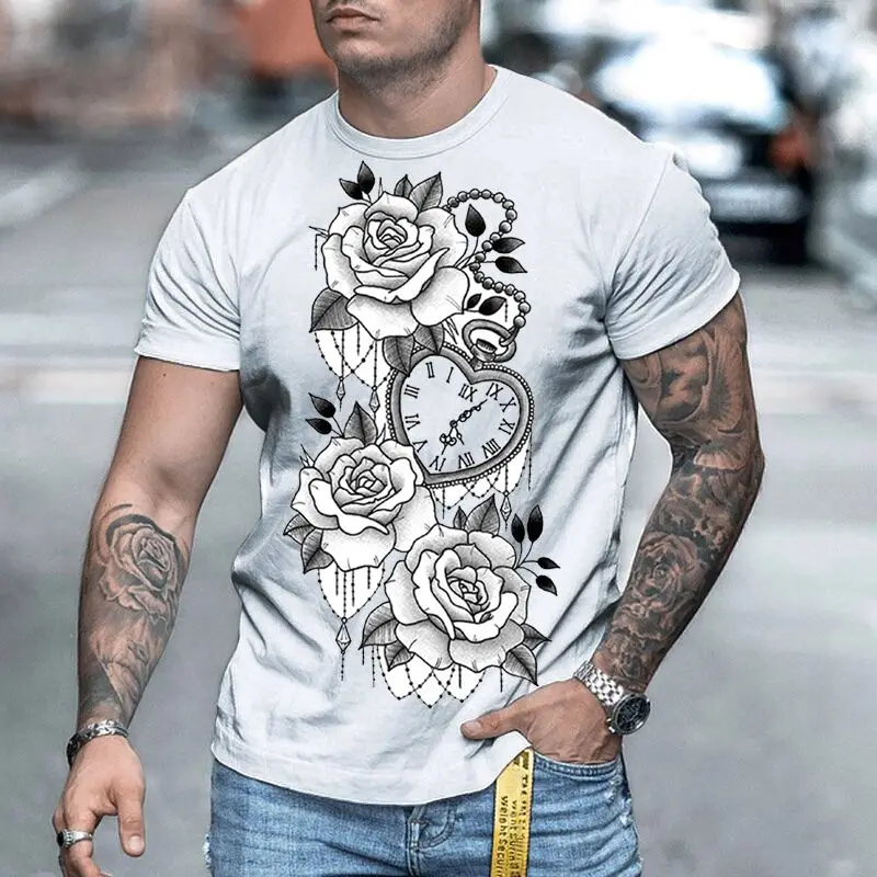 

Original Design T-shirt for Men 3D Printed Pattern Casual Round Neck Shirt QuickDrying Exquisite Women Clothing Free Shipping