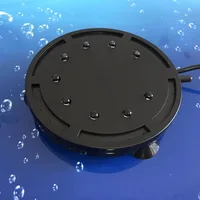 แท่งฟองอากาศหินสำหรับตู้ปลาพร้อมไฟ LED ปั๊มออกซิเจนตู้ปลาปั๊มหินเติมอากาศพร้อมถ้วยดูด1ชิ้น 3