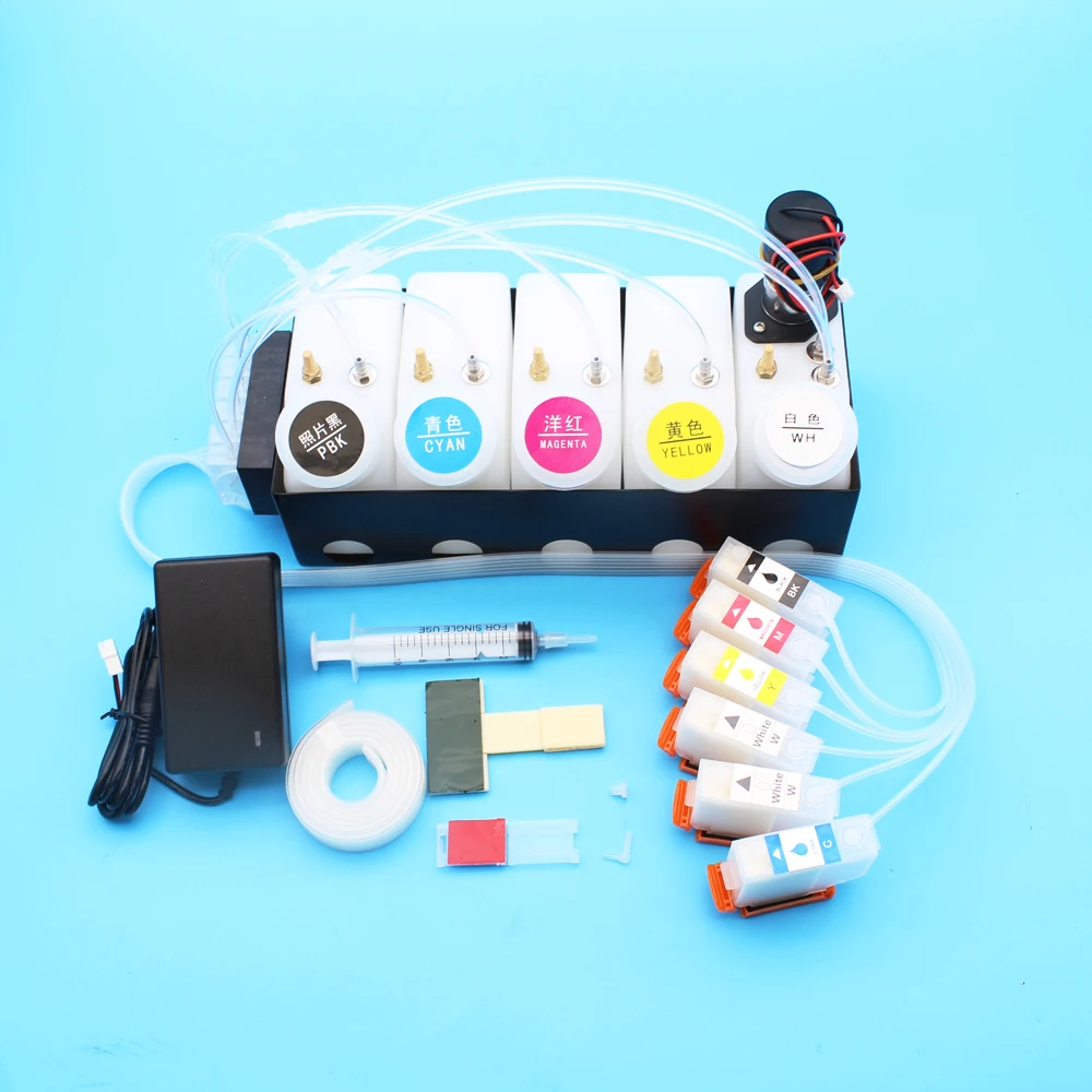 Description Picture 5 of itemDTF CISS For Epson XP-15000 DTF White Ink Tank With Stirrer Mixer XP15000 DTF DTG Ink Container Continuous Ink Supply System