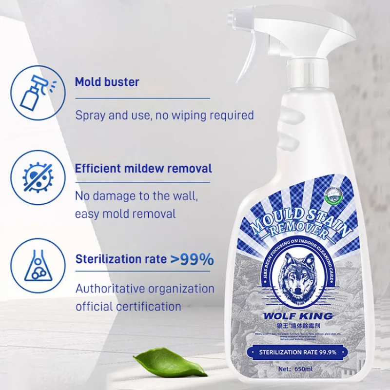 Mildew remover wall remove mold mildew anti-mold agent dual-action all-in-one tile mold cleaner