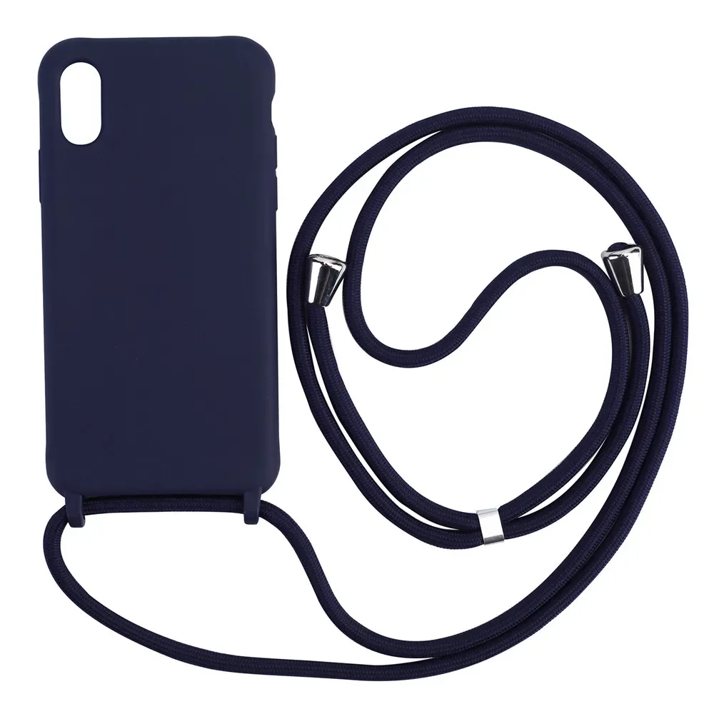 Universal Crossbody Lanyard Rope Strap Phone Case with Adjustable Cord Cover