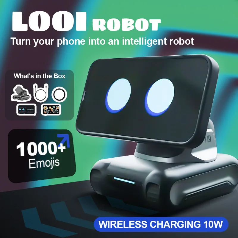 looi robot smartphone looi robot chatgpt large model English voice