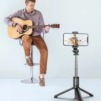 Self Portrait Pole Tripod With Lighting Self Portrait Pole With Wireless Remote Control Portable Mobile Phone Tripod Color Box - Image 4