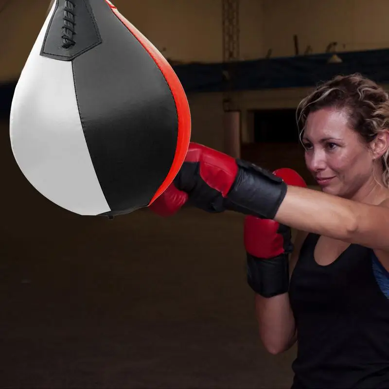 Boxing Speed Ball Speed Ball Boxing Bag Pear Boxing Speedbags With Pump And Safety Button MMA Muay Thai Fitness Fighting Sport