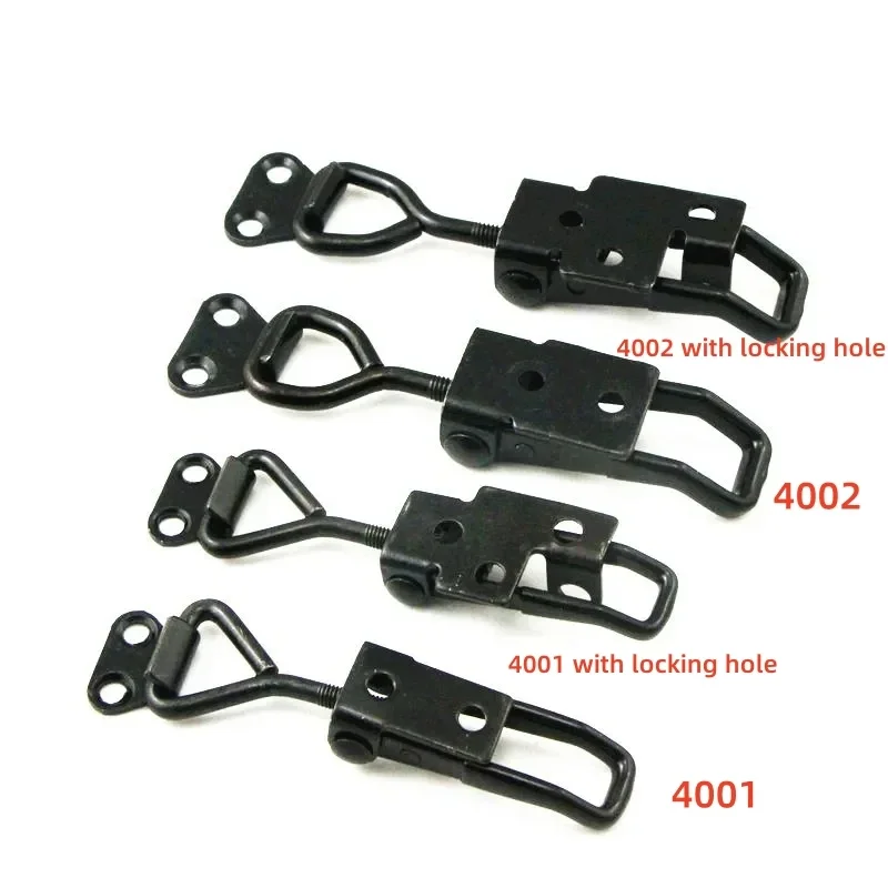 Toggle Clamp Toggle Latch Catch Adjustable Cabinet Box Lever Handle Lock Hasp For Woodworking Hand Tool Furniture Hardware
