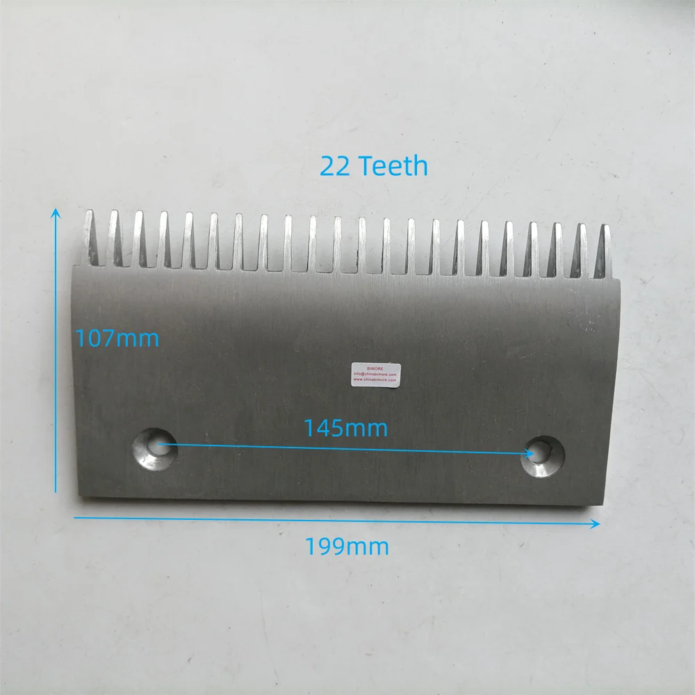 SMR313609 Centre Aluminum Alloy Comb Plate Use for 9300 Escalator Parts 22 Teeth L199mm