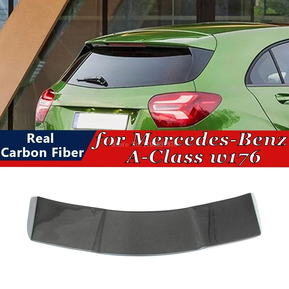 

Задний спойлер из углеродного волокна для Mercedes-Benz A-Class W176 2013-2018, бампер для багажника