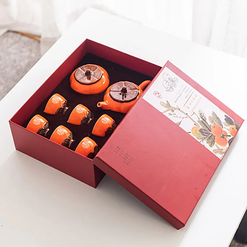 Ceramic Kung Fu Teapot ,Travel Tea Sets, Teaware for Adults, Wedding Party, Adults, Men, Women, Tea Ceremony