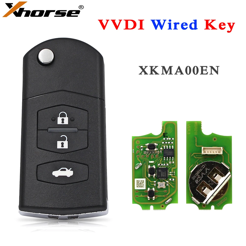 

Универсальный проводной пульт дистанционного управления VVDI серии XK XKMA00EN для автомобиля VVDI2 / VVDI Mini / Key Tool Max для стиля Mazda