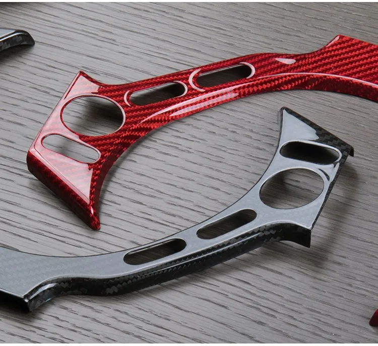 T-carbon Car Steering Wheel Decorative Patch For Nissan GTR Carbon Fiber Decorative Accessories