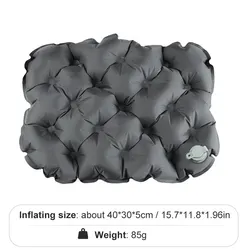 Ultralight Inflatable Outdoor Seat Cushion - Perfect (Grey)