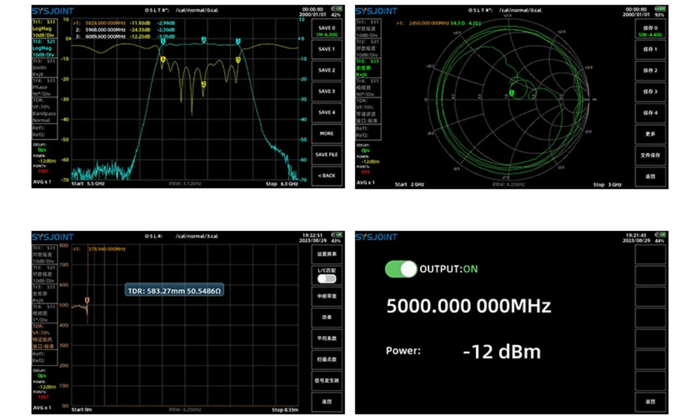 HTOOL SV6301A 6.3GHz Handheld Vector Network Analyzer VNA S11 50dB S21 75dB 8GB Storage English Russian Menu software provided