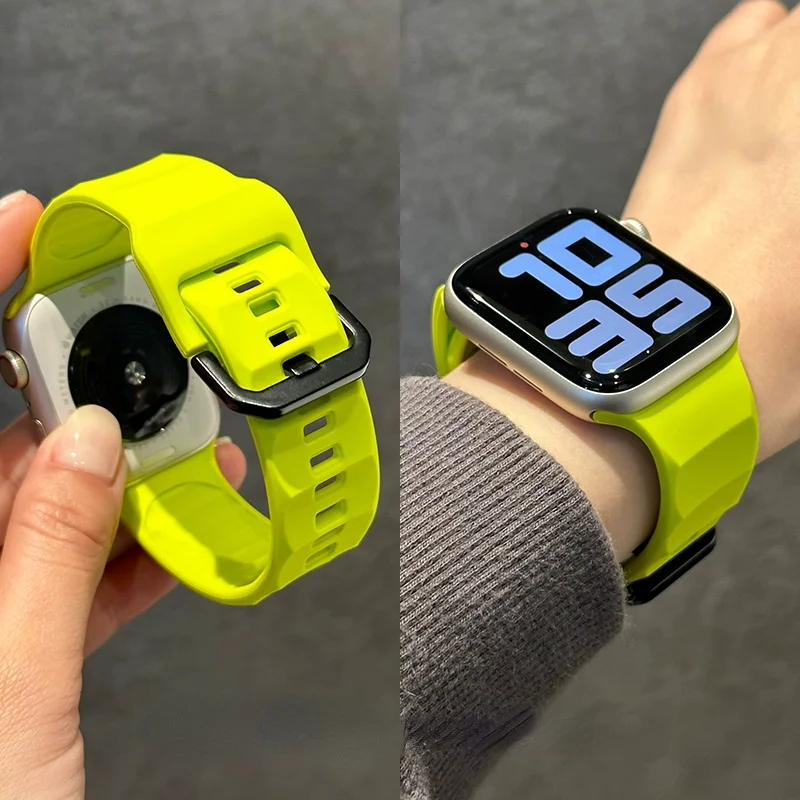 Silicone Wave Bracelet Wristband