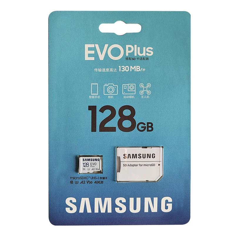 Placa de Vídeo tf de Alta Velocidade Samsung-evo Plus Pro Endurance 512g 256gb 128gb 64gb 32gb Sdxc Cartão tf para Vídeo 4k Uhd - Imagem 2