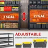 60" W Garage Shelving Heavy Duty Storage Shelves 2500 LBS Commercial Metal Shelving Units and Storage Rack Shelf for Garage 4