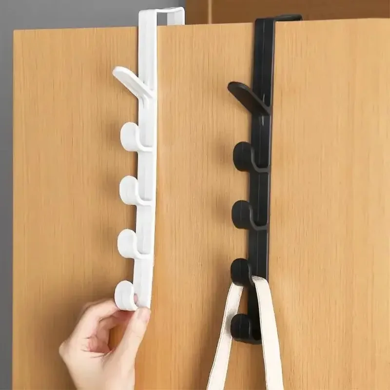 3Pcs Behind the Door Coat Hook Hanger behind the Door Cabinet Wardrobe Dormitory Door Hook Storage Rack