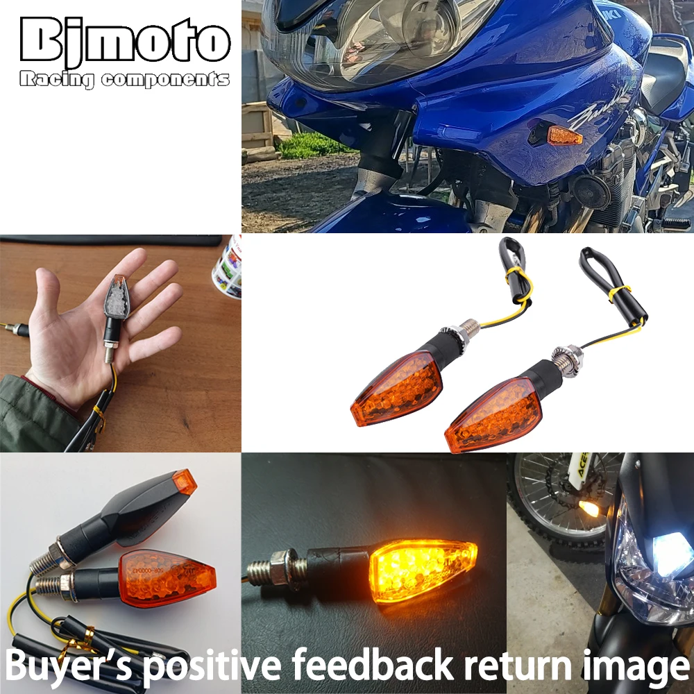 4x Miniblinker-Set Arken Carbon M10 E-geprüft Für Yamaha DT 125 RE MX Everts Neu