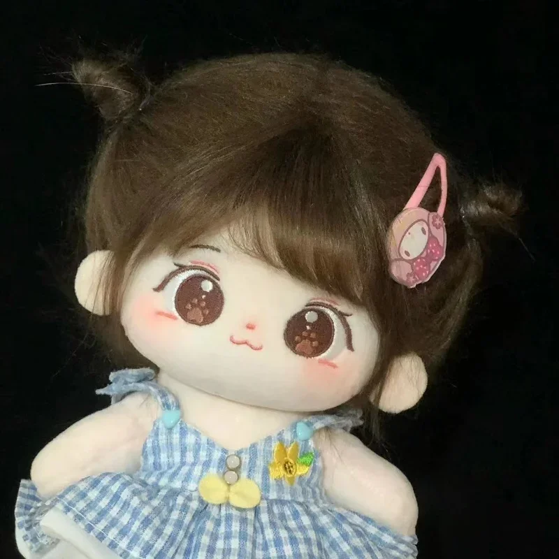 20cm Miaomiao Cotton Doll Stock Interchangeable Baby Clothes Plush Doll Dress Up Cospslay Anime Figure Children Girl Toys 4