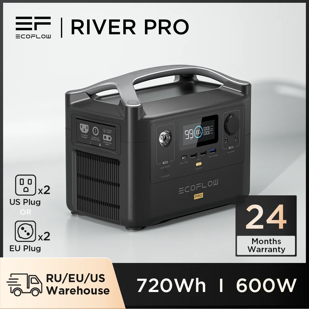 未使用・未開封】EcoFlow ポータブル電源 RIVER Pro 720Wh/200