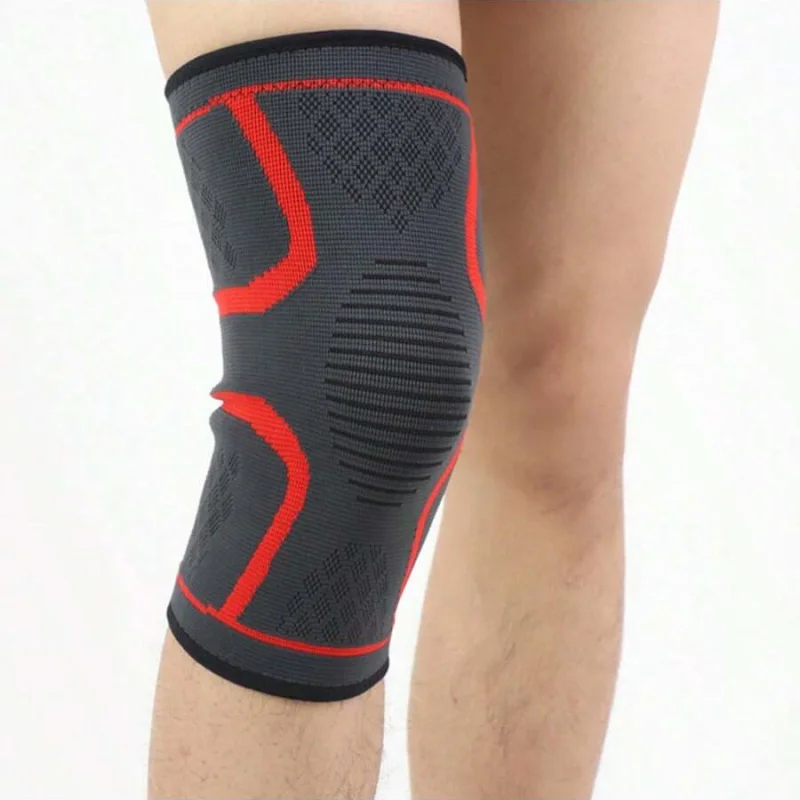 Knee Support Sleeve Elastic Breathable Compression 1 PC for Basketball Running Cycling