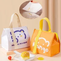Preservation Baby Food Milk Bottle Heat/cold Storage Insulation Bags Waterproof Swan Bag Lunch Bag Infant Kids Food Bag 2