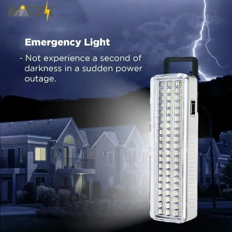LED Emergency Light Portable Wall Mounted Rechargeable Lantern for Home Power Outage
