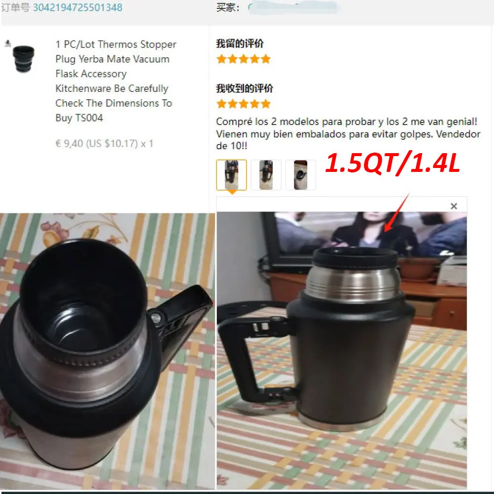 Water Stainless Steel Thermos Bottle Replacement Parts Thermos