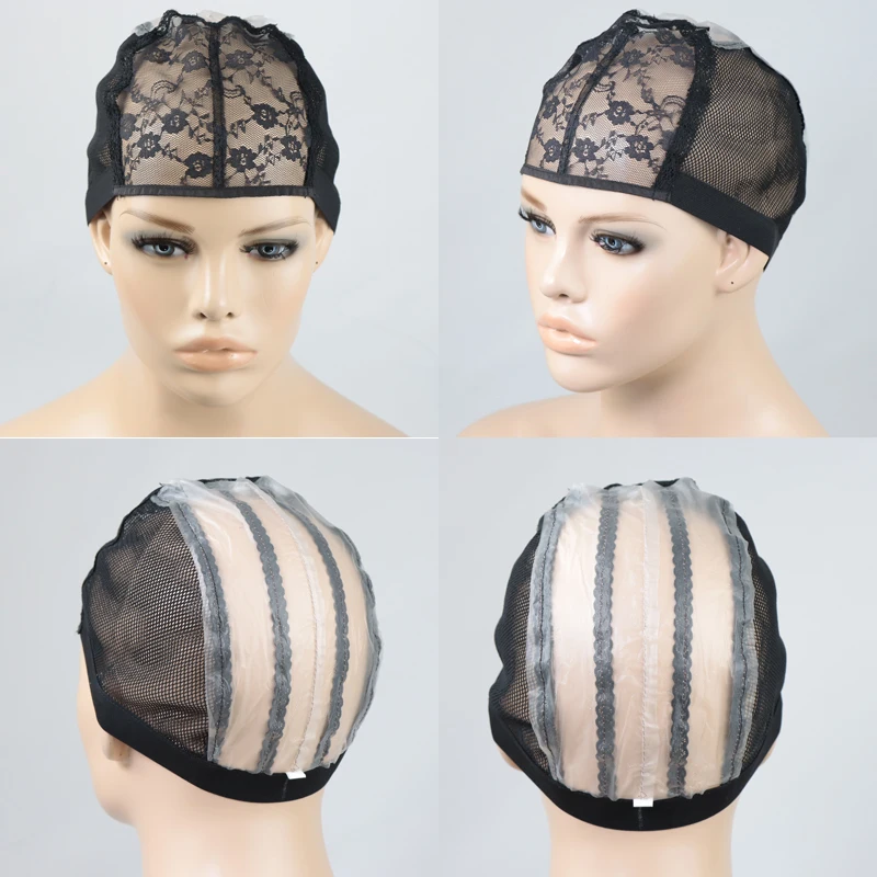 Swiss Lace Ventilated Wig Cap Full Lace Caps For Making Wigs Women With Adjustable Strap Front T Part 13x4 13x6 4x4 360
