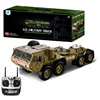 1/12 RC 8X8 Drive Military Truck Trailer Professional Electric Heavy Hill Climbing Off-road Truck Dump Truck Semi-trailer 6