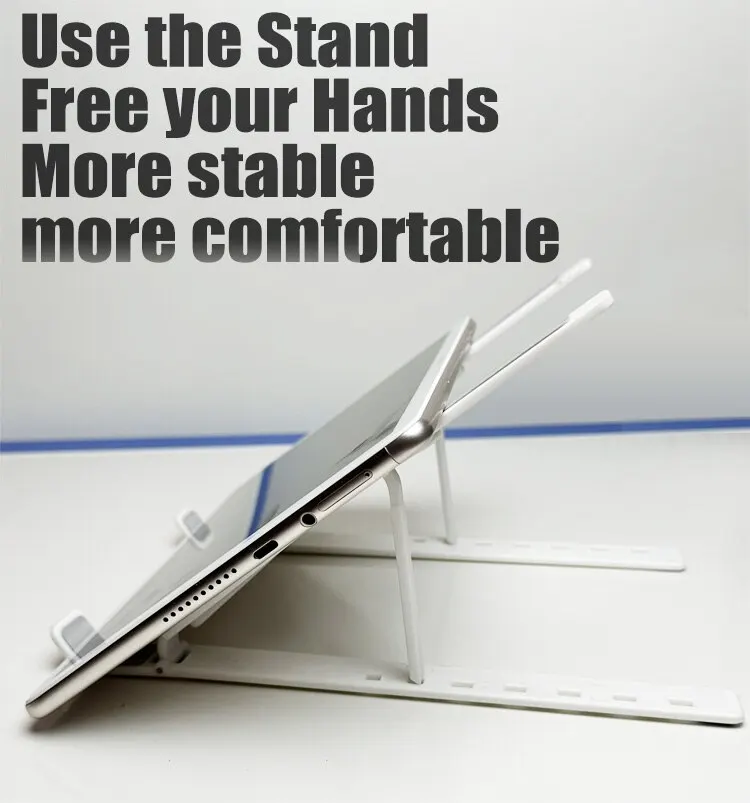 PjioAo Adjustable Portable Tablet Stand With 7 Angles Compatible With 5 To 15.6 Inch Pad Or Phones