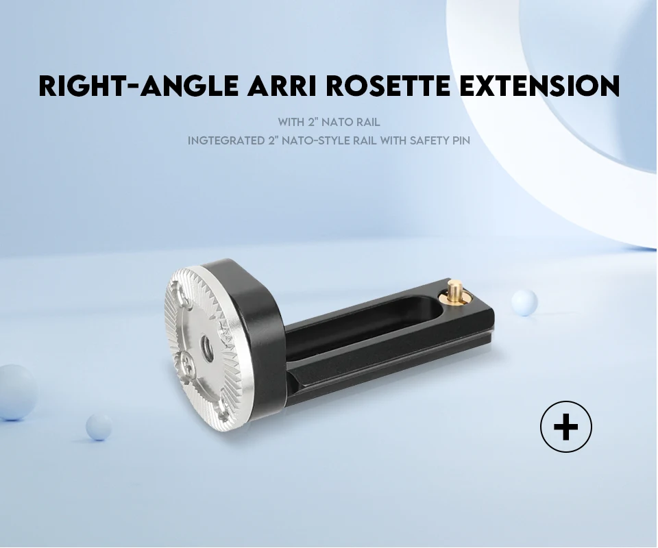 Description Picture 2 of itemKAYULIN ARRI Type Rosette Lock With 15mm Rod Clamp/NATO Clamp/NATO Rail For DSLR RIG Film Camera Grip Handle Extension Arm DIY