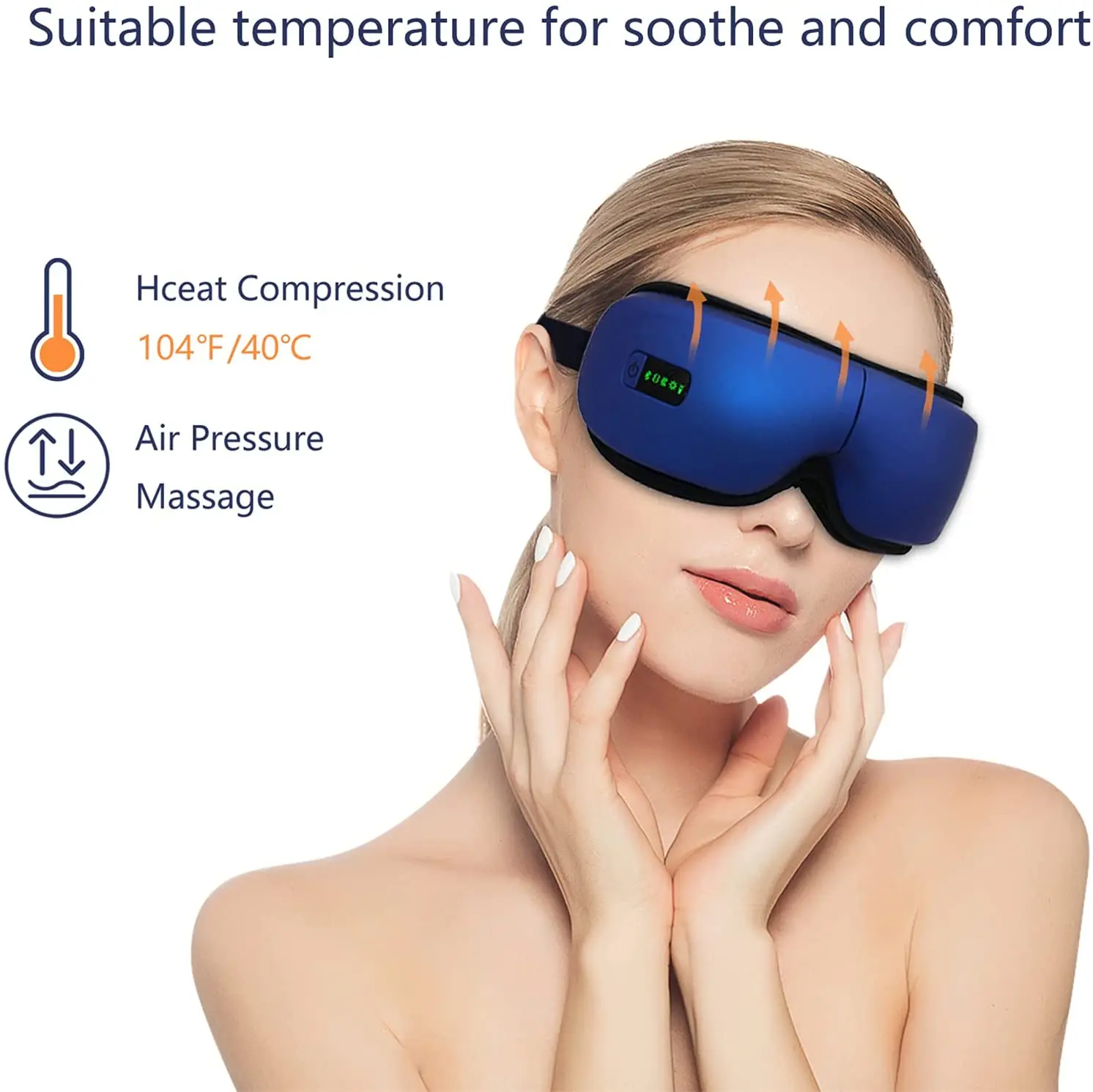 4d Eye Massager Smart Airbag Vibration Eye Care Instrumen Heating