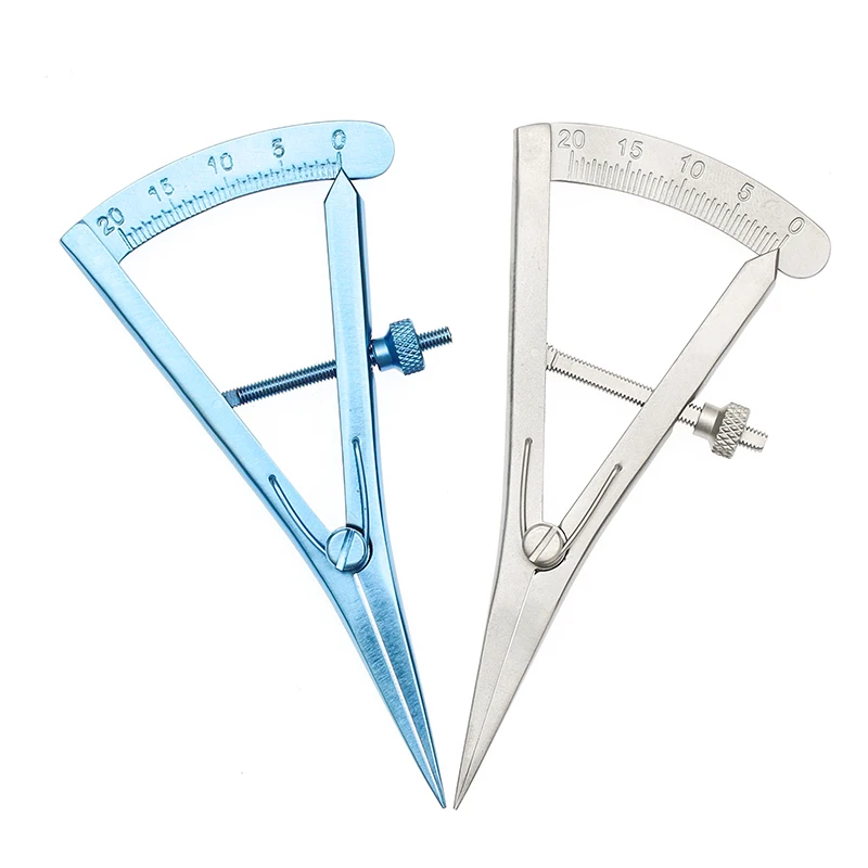 Castroviejo Caliper 20mm Screw adjustment Caliper ophthalmic surgical instrument