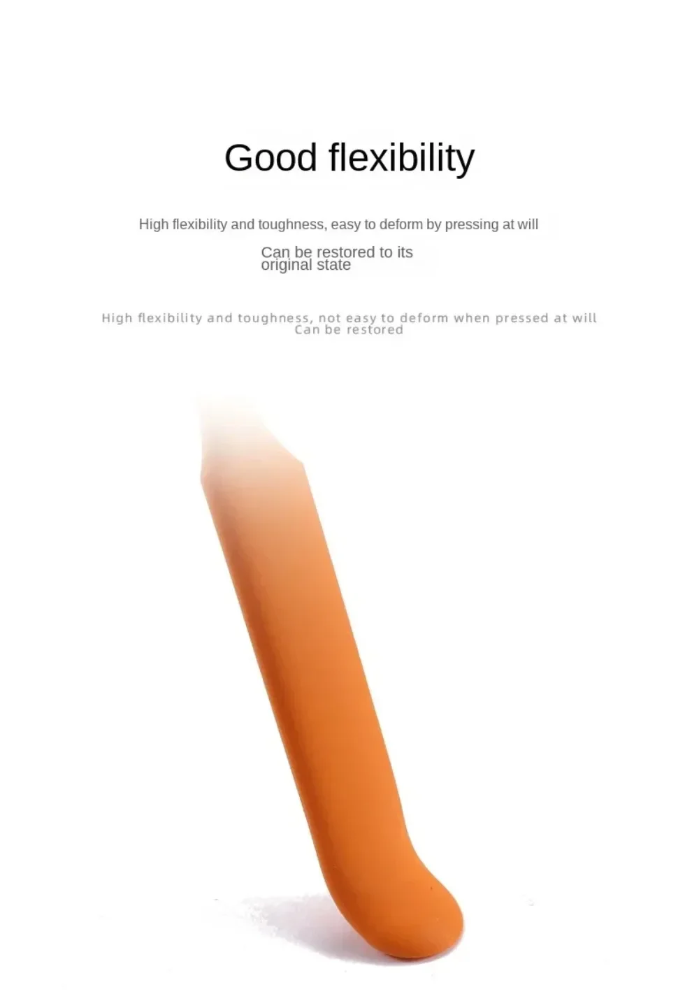 Description Picture 6 of itemSilicone Long Scraper Color Cream Long Knife Scraper Cake Making Small Accessories Silicon Spatula Baking Tools for Cakes