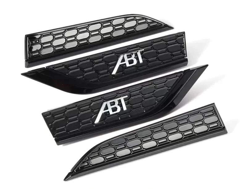 ABT 펜더 스티커, ABT 문짝 윙 마커 스티커, ABT 펜더 사이드 스티커, 아우디 RS5 A5 S5 2017-2020, 아우디 액세서리, 1 쌍
