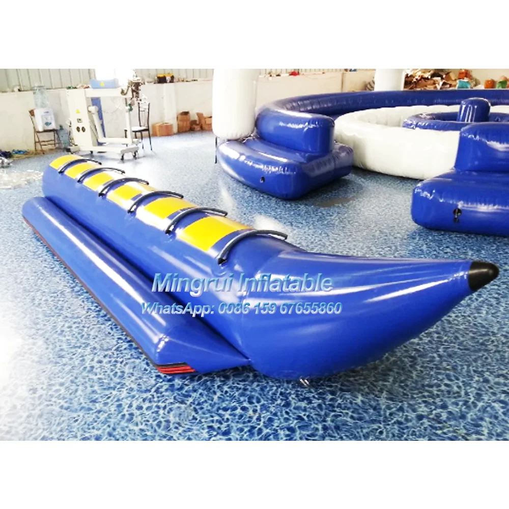 Hot Sale Inflatable Banana Boat Flying Fish Towable Tube Water Park Games