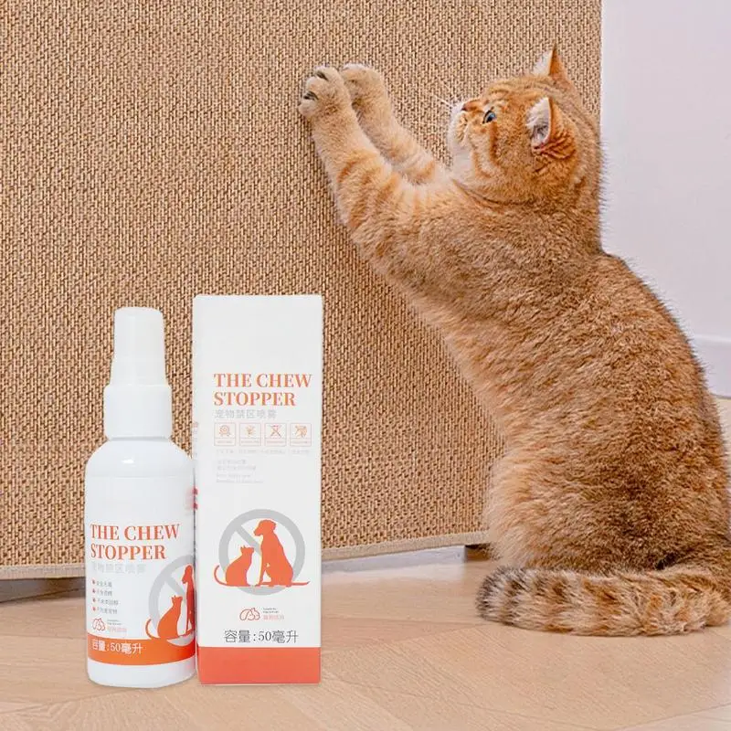 Dog Spray To Prevent Chewing Gentle No Bite Spray For Puppy 50ml Multifunctional Stop Biting For Dog Indoor No Chew