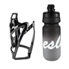 FZCSPEED Bike Water Bottles with Bicycle Holder 650ml Mtb Cycling Squeeze 22 oz Sport Bottle