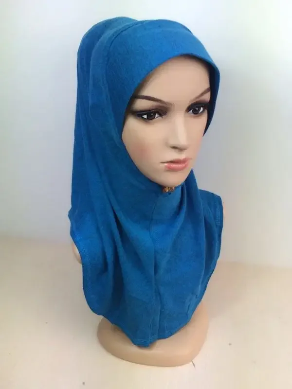 ISLAMIC 머슬림 히잡 알 아미라 단색, 부드러운 캐시미어, 가을 겨울