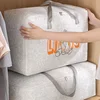 1-5Pcs Clothes Quilt Storage Bag Waterproof Moistureproof Large Capacity Luggage Bag Packing Bag Thickened Non-woven Storage Bag 5