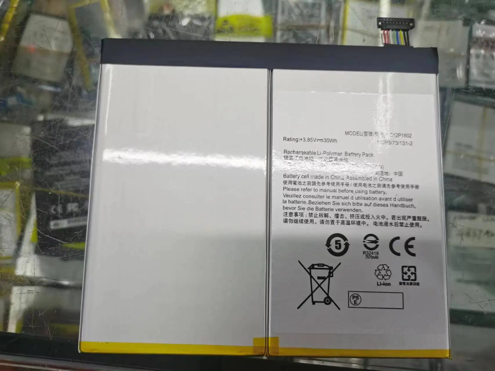 

Новый аккумулятор C12P1602 для ASUS ZenPad Z10 ZT500KL, аутентичный Аккумулятор для планшета 7800 мАч