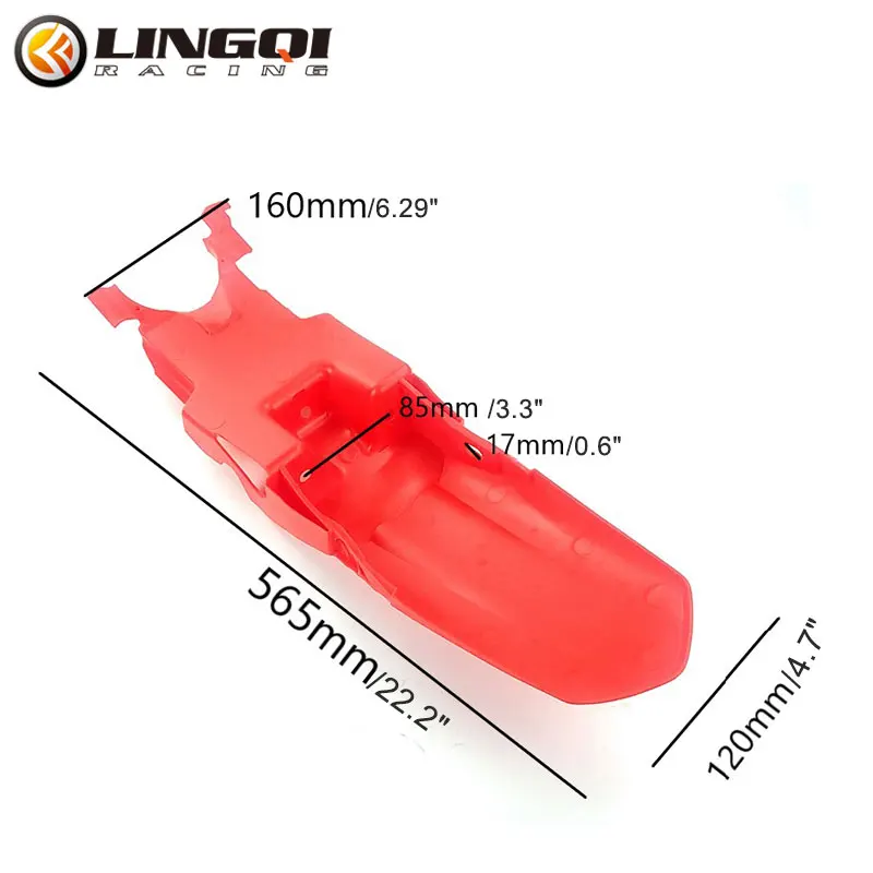 LYNNCHI Motorcycle CRF110 Rear Fender Plastic Wheel Splash Mud Guard Mudguard For CRF 110 2013 Pit Dirt Bike Accessories Parts