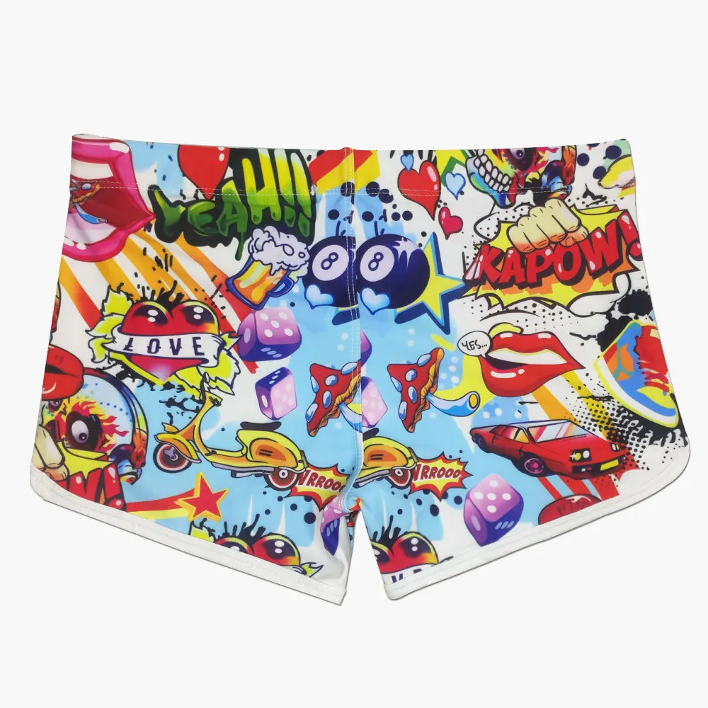 Men Swimsuits Swim Shorts Quick Dry Swimwear Beach Swimming Trunks Sport Surfing Jammer Bathing Beachwear