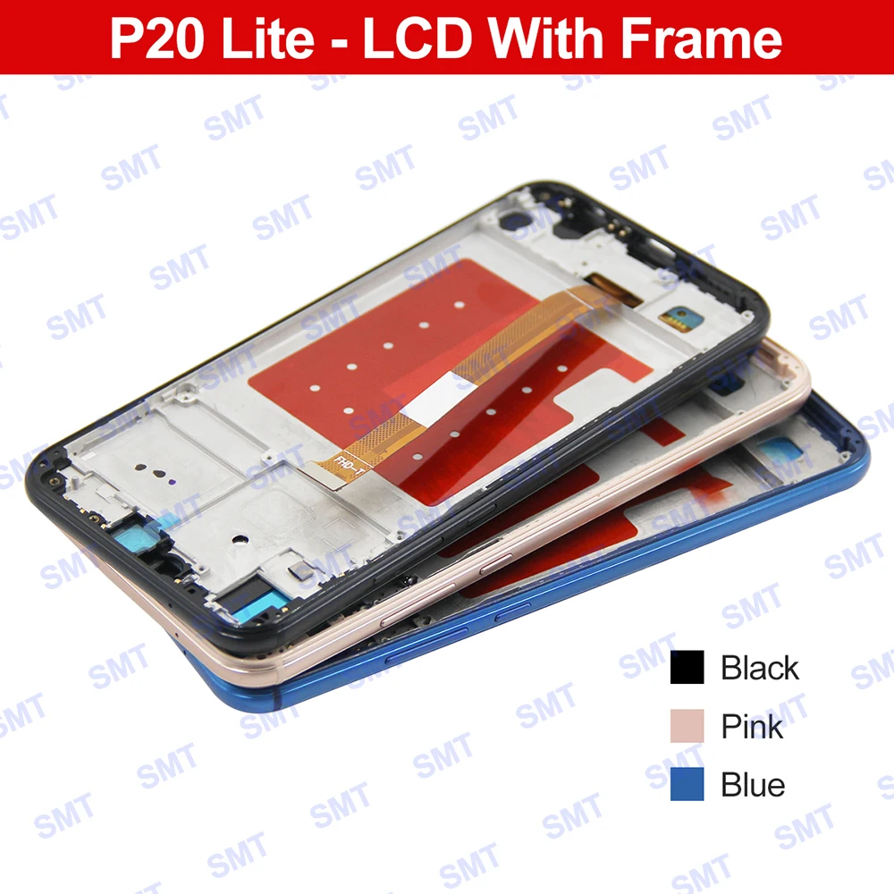Display Lcd+Touch Screen Frame Per Huawei P20 Lite Ane-lx1 Gold Nova 3e - Foto 9