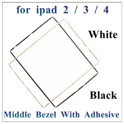 Premium Tablet Digitizer Frame with Adhesive Touch Screen Holder (For iPad 3  4 Black)