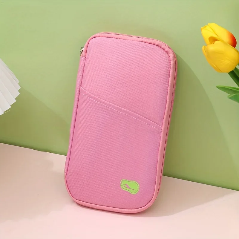 Travel Passport Holder Multi-Functional Wallet-Style Travel Document Holder Men's Women's Style Passport Wallet Organizer Bag