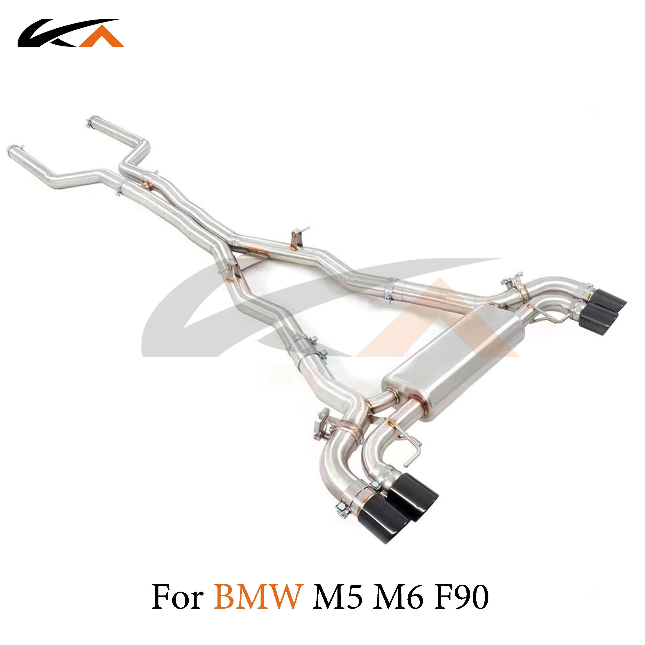 KA Tuning exhaust system stainless catback muffler valve car accessories For BMW M5 M6 F90 performance auto parts